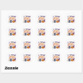 Spooky Syllables Ronde Sticker (Vel)