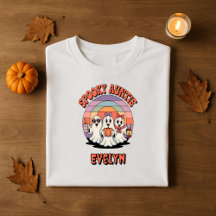 Spooky tante Retro geest Halloween Vrouwen