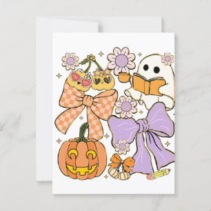 Spooky Teacher Halloween Briefkaart