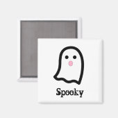 Spooky the Ghost Magnet Magneet (Voorkant / Achterkant)