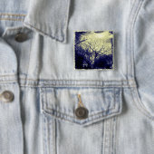 Spooky Tree 3-Button Vierkante Button 5,1 Cm (In situ)