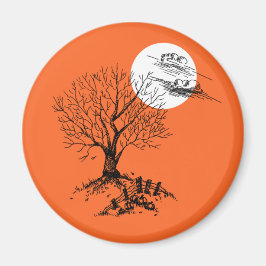 Spooky Tree Magnet Magneet