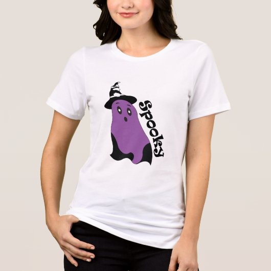Spooky Tri-Blend Shirt (Voorkant)