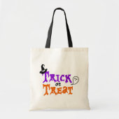 Spooky Trick or treat Halloween Canvas tas (Voorkant)
