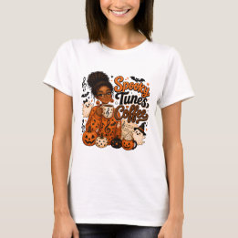Spooky Tunes Coffee Dames T-Shirt
