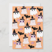 Spooky twee verjaardagsfeestje uitnodiging (Achterkant)