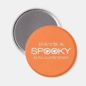 Spooky Typography Halloween Magnet Magneet (Voorkant / Achterkant)