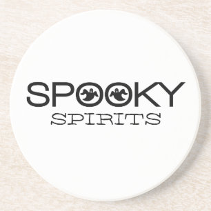 Spooky Typography Halloween Onderzetter
