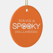 Spooky Typography Halloween Ornament (Rechts)