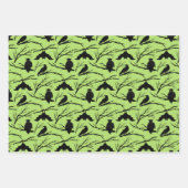Spooky Uil Bat Halloween Wrapping Paper Set van 3 (Voorkant 3)