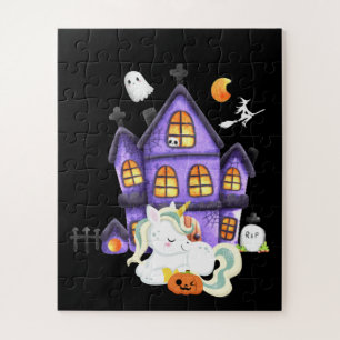 Spooky Unicorn Legpuzzel