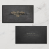 Spooky Vampire Bat Halloween Visitekaartje (Voorkant / Achterkant)