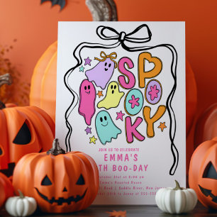 Spooky verjaardag Halloween Verjaardag Kaart