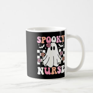 Spooky Verpleegster Halloween Ghost Kostuum Retro Koffiemok