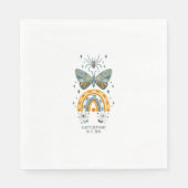 Spooky Vibe Halloween symbolen aangepaste tekst Servet (Voorkant)