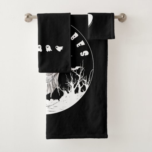 Spooky Vibes Bad Handdoek (Insitu)