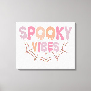 Spooky Vibes Canvas Afdruk
