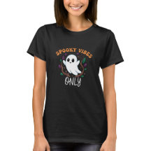 Spooky Vibes Club – Leuke Halloween Geest T-shirt