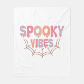 Spooky Vibes Fleece Deken (Voorkant)