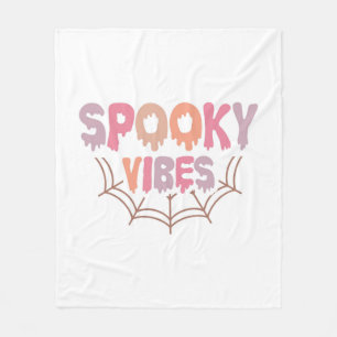 Spooky Vibes Fleece Deken