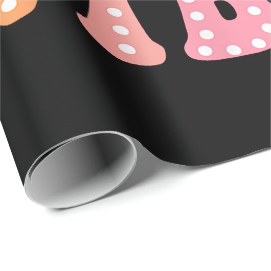 Spooky Vibes Ghost Retro Groovy Halloween Cadeaupapier (Rol Hoek)