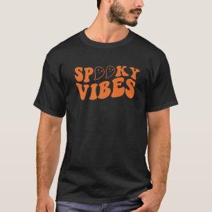Spooky Vibes Halloween Ghost Costume Kinder T-shirt