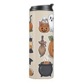 Spooky vibes Halloween gift Thermosbeker (Gedraaid links)