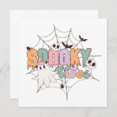 Spooky Vibes Halloween Kaart (Voorkant / Achterkant)