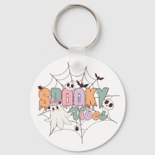 Spooky Vibes Halloween Sleutelhanger