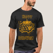 Spooky Vibes Happy Hallowen T-shirt (Voorkant)