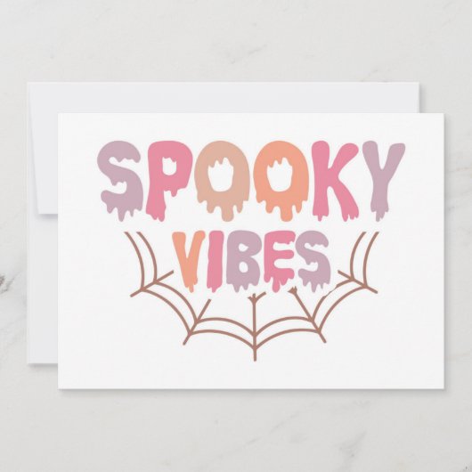 Spooky Vibes Kaart (Voorkant)