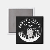 Spooky Vibes Magneet (Voorkant / Achterkant)
