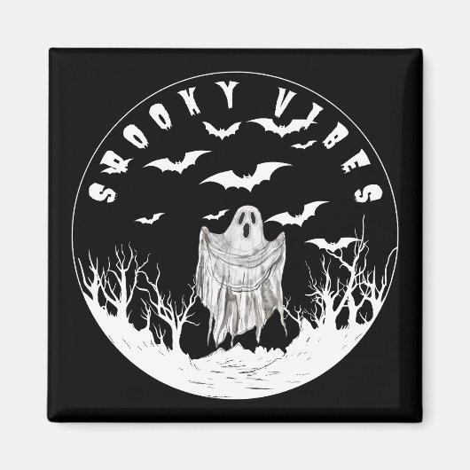 Spooky Vibes Magneet (Voorkant)