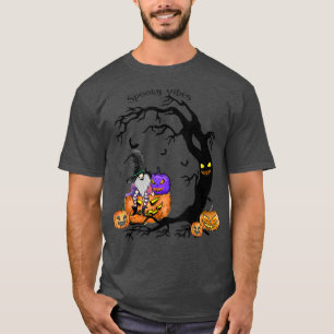 Spooky Vibes only Funny Scary Halloween Costumes F T-shirt