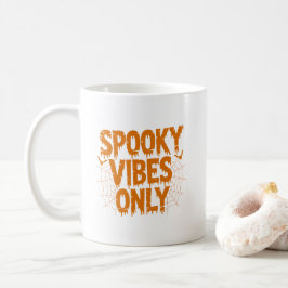 Spooky Vibes Only Halloween Koffiemok
