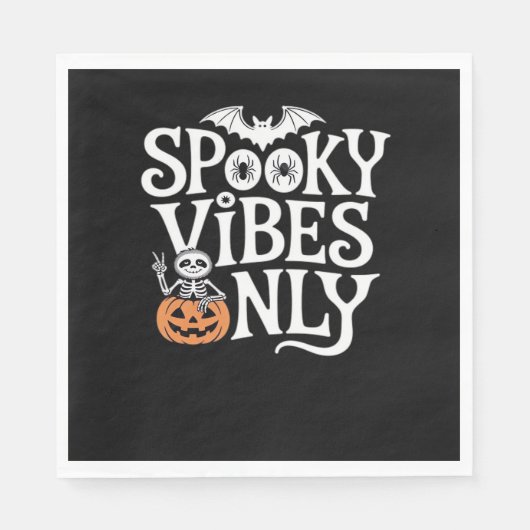 Spooky Vibes Only Halloween Luiaard Oversized T-sh Servet (Voorkant)
