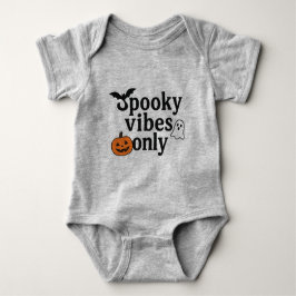 Spooky Vibes Only 🎃 | Halloween Sticker Design Romper