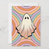 Spooky Vibes Retro Fun Halloween Party Kaart (Achterkant)