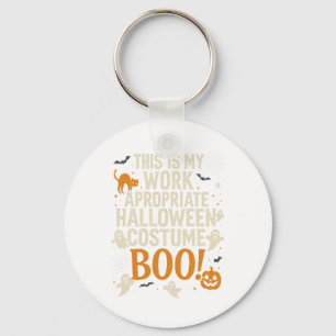 Spooky Vibes Retro Ghost Coquette Bow Halloween Wo Sleutelhanger