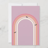 Spooky Vibes Retro Halloween Ghost Birthday Kaart (Achterkant)