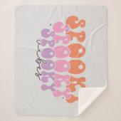 Spooky Vibes Sherpa Deken (Voorkant)