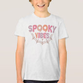 Spooky Vibes Tri-Blend Shirt (Voorkant)