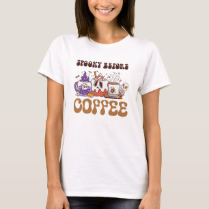 Spooky voor koffie t-shirt