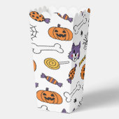 Spooky weerwolf Halloween vibes Bedankdoosjes (Achterkant)