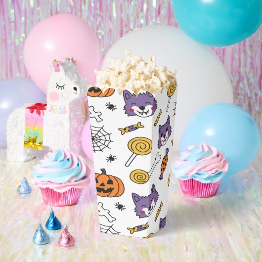 Spooky weerwolf Halloween vibes Bedankdoosjes (Feest)