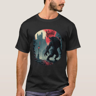 Spooky weerwolf t-shirt