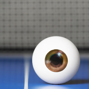 Spooky Weird Realistic Brown Eye Eyeball Halloween Pingpongballen