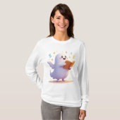Spooky Wiskunde Teacher T-shirt (Voorkant volledig)