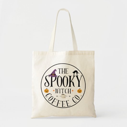 Spooky Witch Coffee Co, Canvas tas (Voorkant)