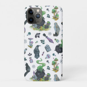 Spooky Witch Pattern iPhone 11 Pro Hoesje